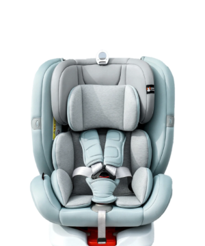 Child Car Seat 12 Position Height Adjustable Reclining Headrest 360 Degree Rotation